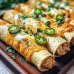 Jalapeño Popper Chicken Taquitos