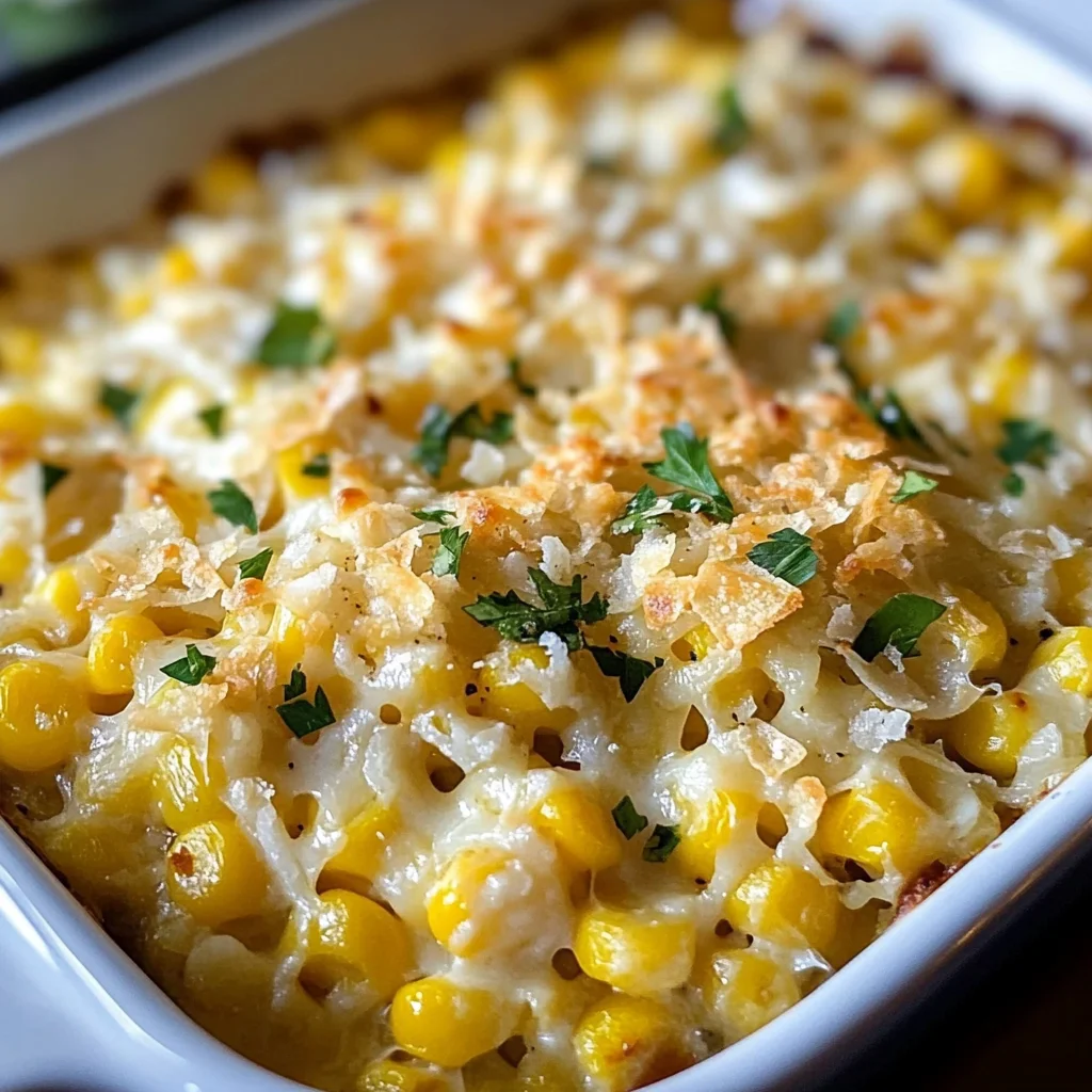 Baked Parmesan Cheese Corn