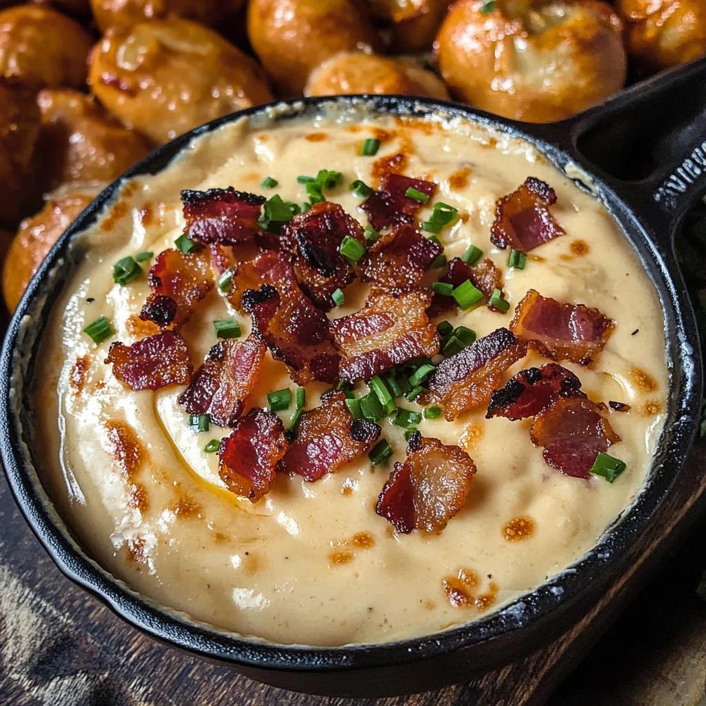 Beer Cheese Dip with Bacon