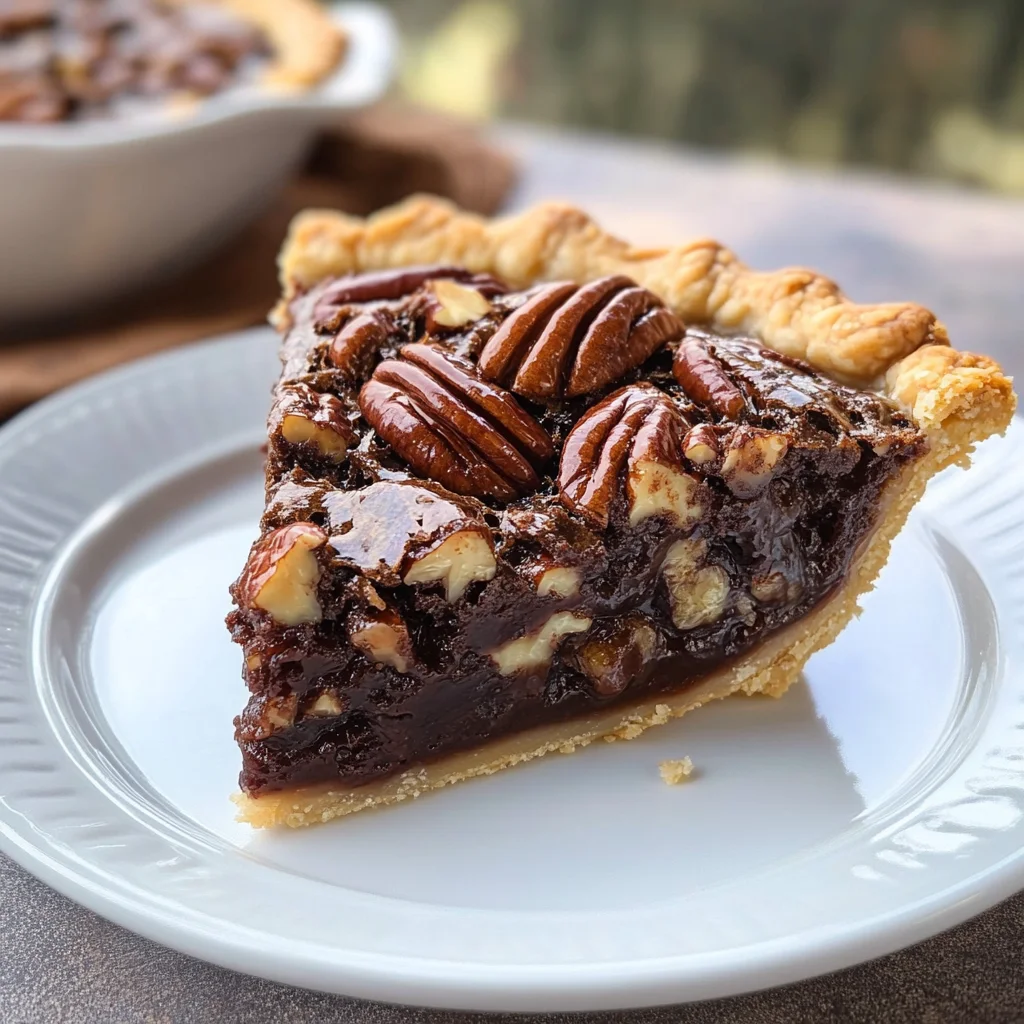 Brownie Pecan Pie
