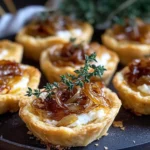 Caramelized Onion and Goat Cheese Tartlets