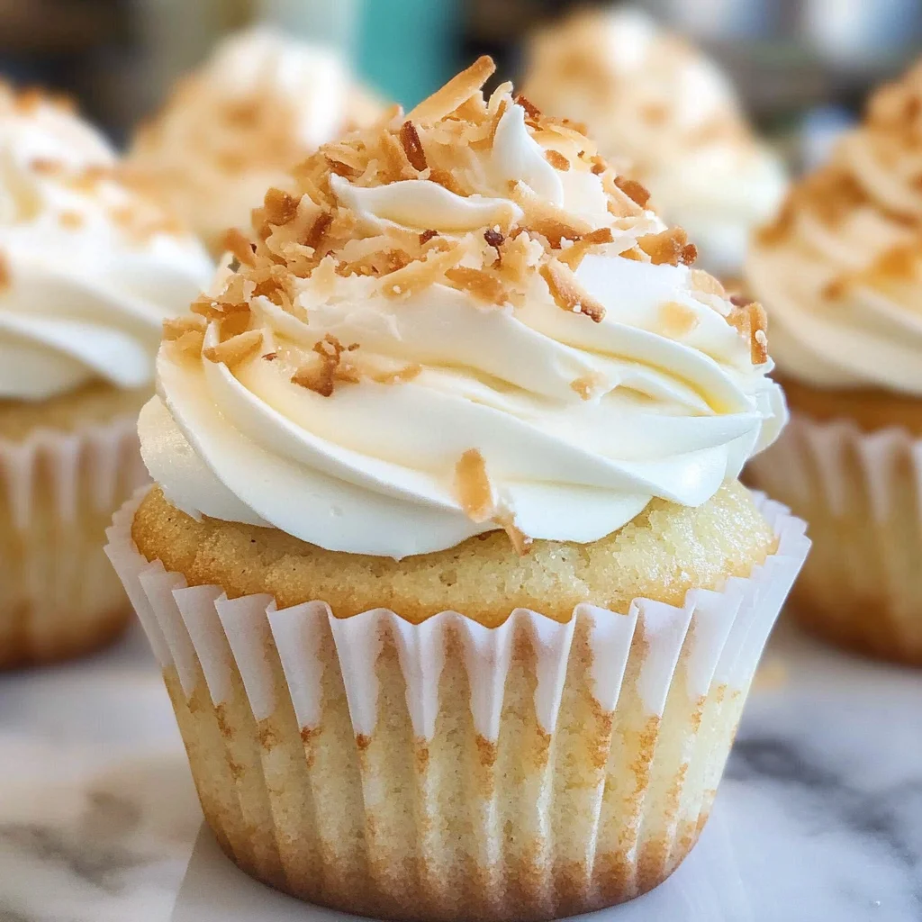 Coconut Cream Pie Cupcakes