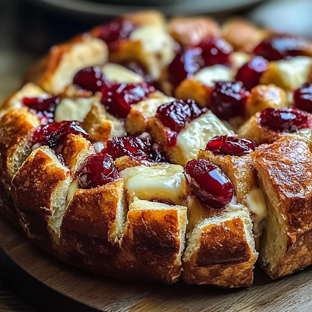 Cranberry Brie Sourdough Pull-Apart