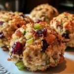 Cranberry & Turkey Stuffing Balls