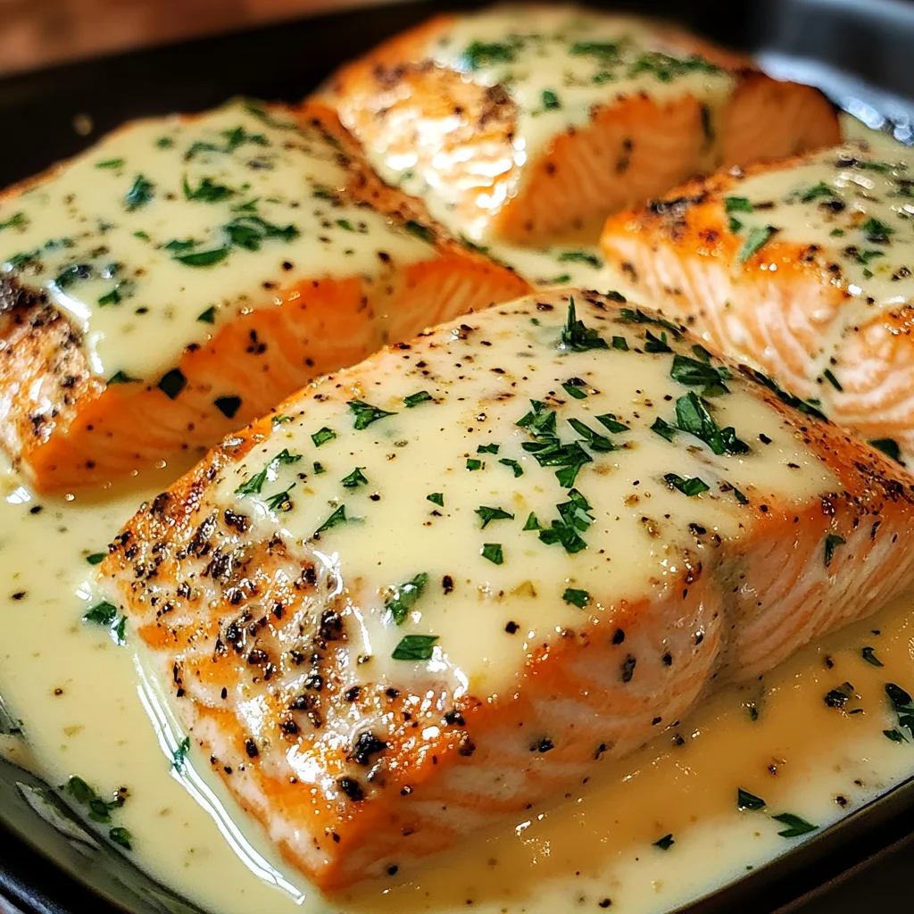 Creamy Garlic Butter Salmon