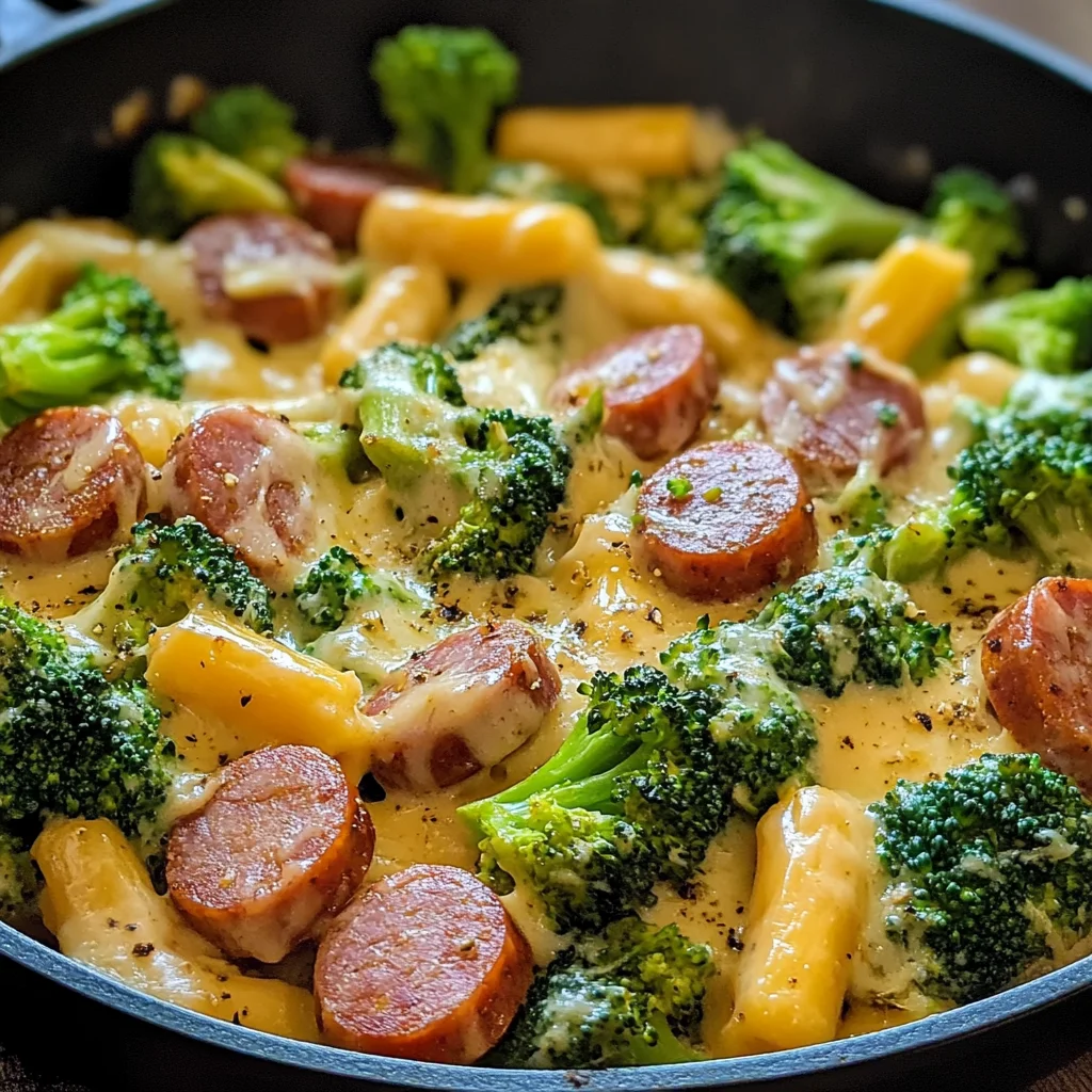 Creamy Kielbasa Broccoli Skillet 30 Minutes Ultimate Delicious