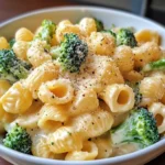 Creamy Vegetarian Broccoli Cheddar Pasta