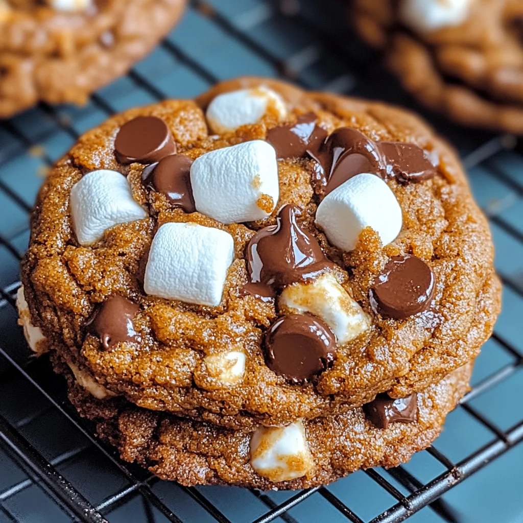 Delicious Pumpkin S'mores Cookies: The Perfect Fall Treat for Halloween