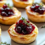 Easy Cranberry Brie Bites