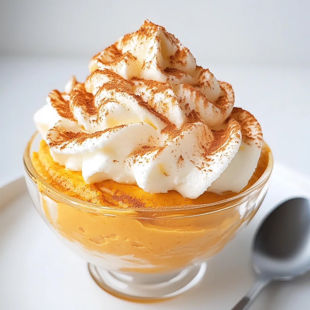 Easy Pumpkin Cheesecake Mousse (with Cool Whip)