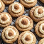 Eggnog Snickerdoodle Thumbprint Cookies