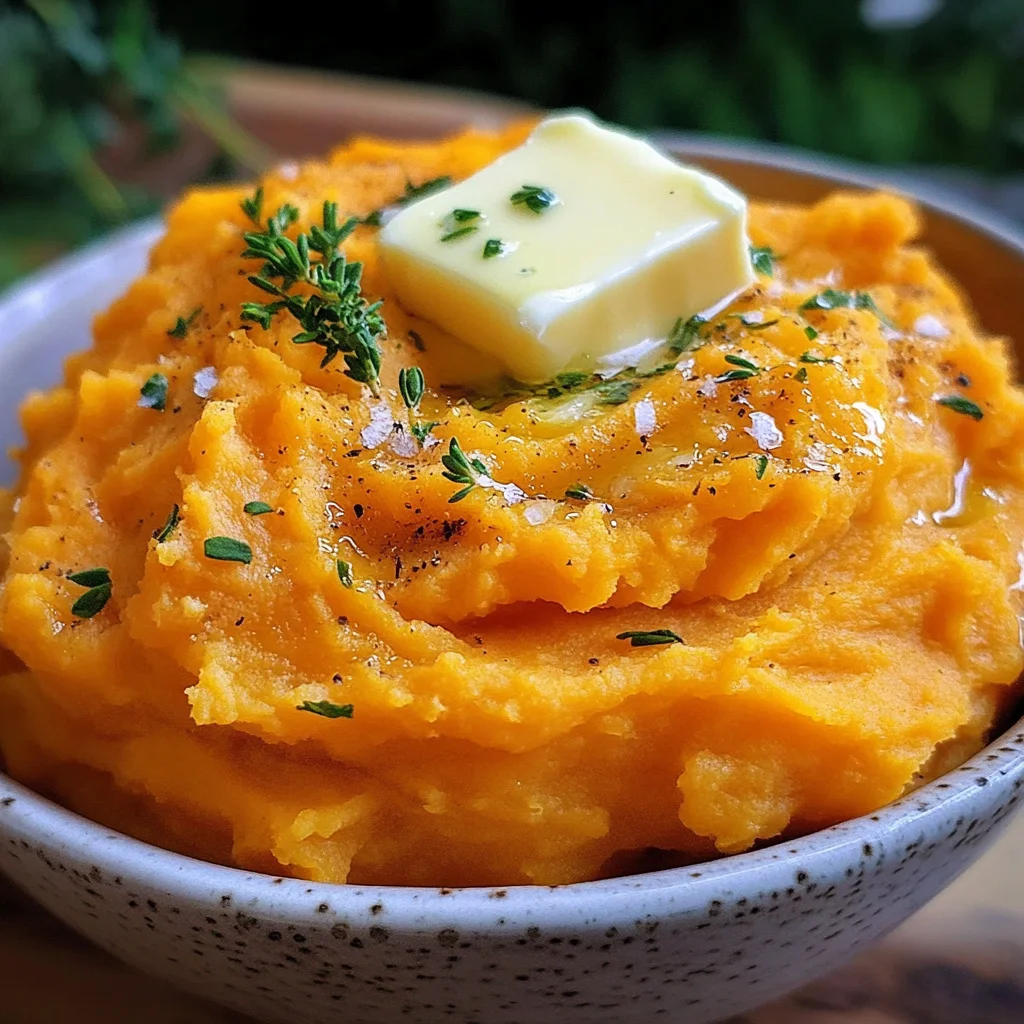 Fluffy Mashed Sweet Potatoes
