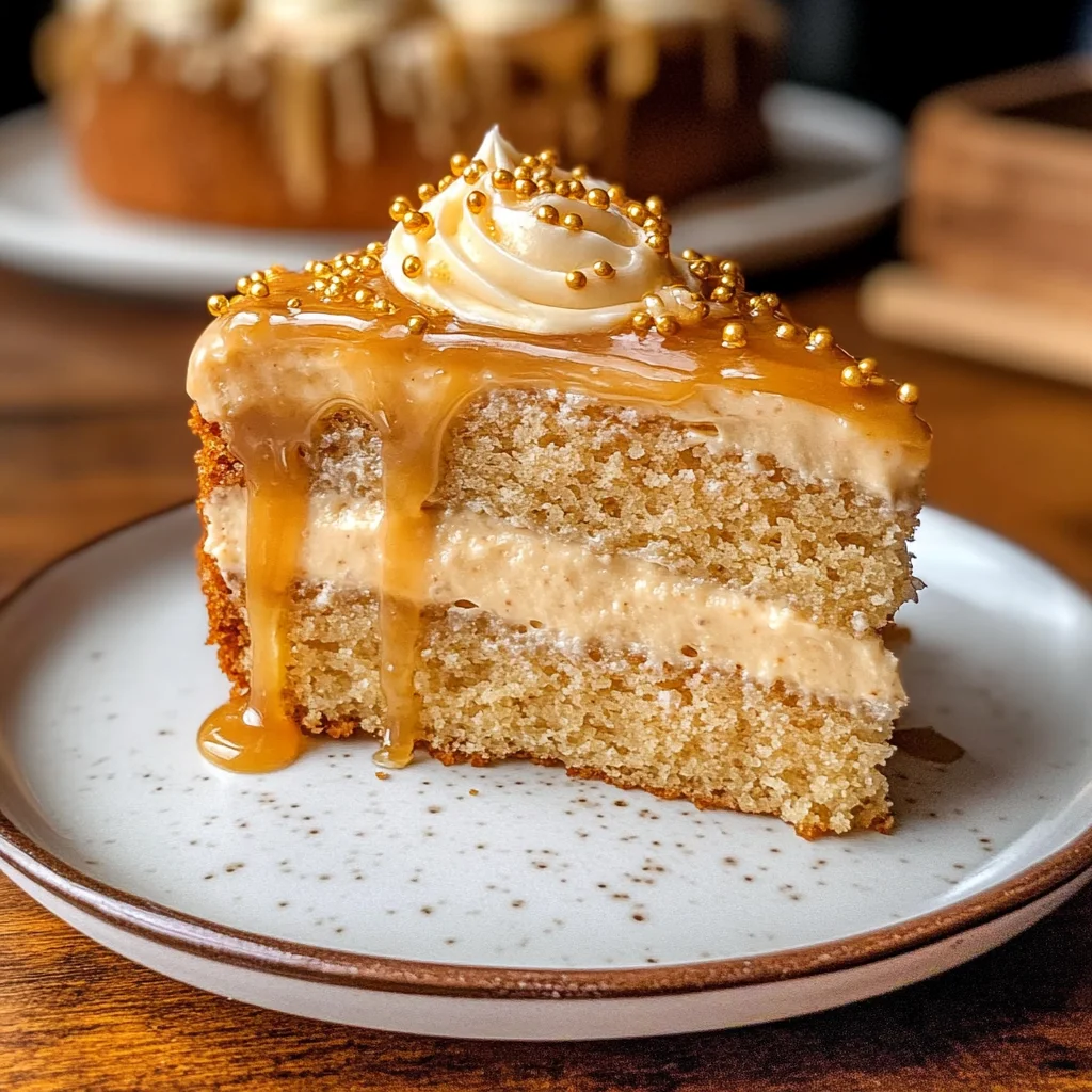 Harry Potter Butterbeer Cake