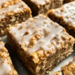 Iced Oatmeal Cookie Bars Recipe