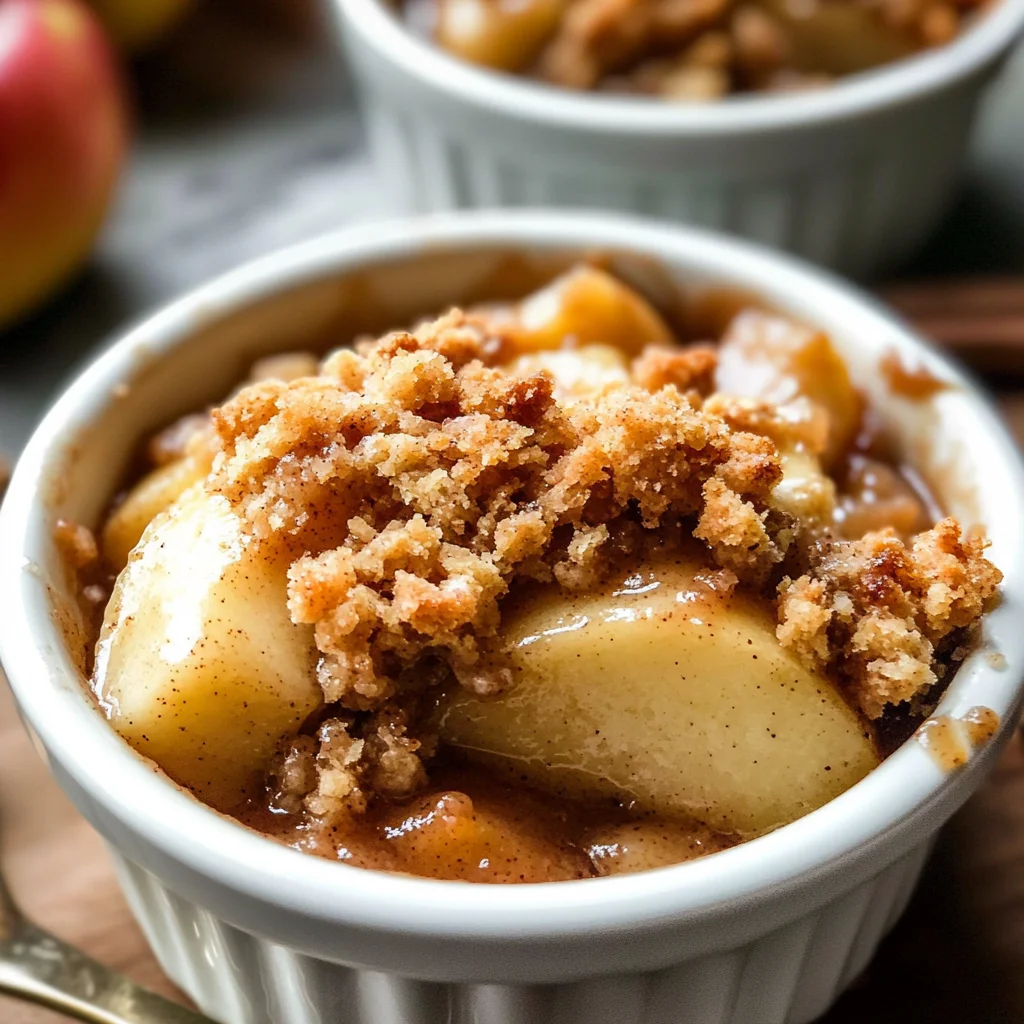 Individual Apple Crumbles