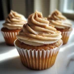 Moist Apple Cupcakes with Heavenly Cinnamon Buttercream - Just 1 Bowl