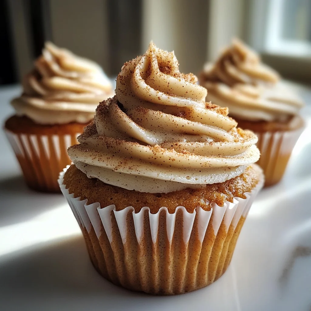 Moist Apple Cupcakes with Heavenly Cinnamon Buttercream - Just 1 Bowl