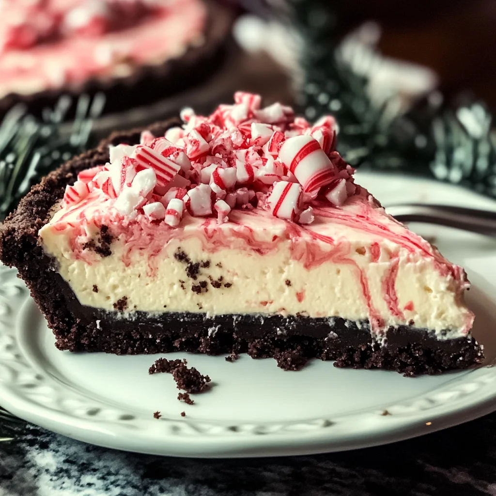 No Bake Peppermint Pie Recipe