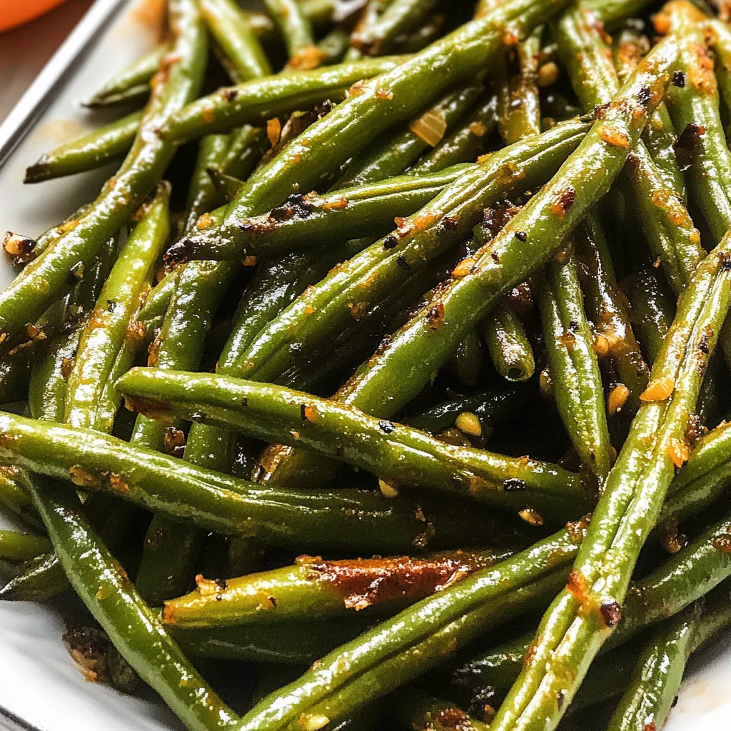 Oven Roasted Green Beans