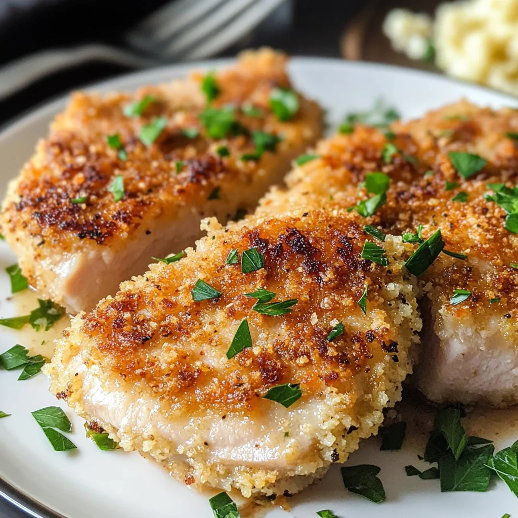 Parmesan Crusted Pork Chops