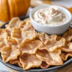 Pie Crust Chips with Cinnamon Dip