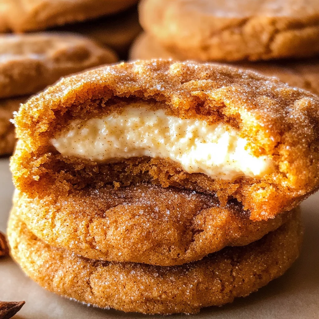 Pumpkin Cheesecake Cookies