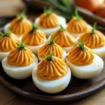 Pumpkin Deviled Eggs
