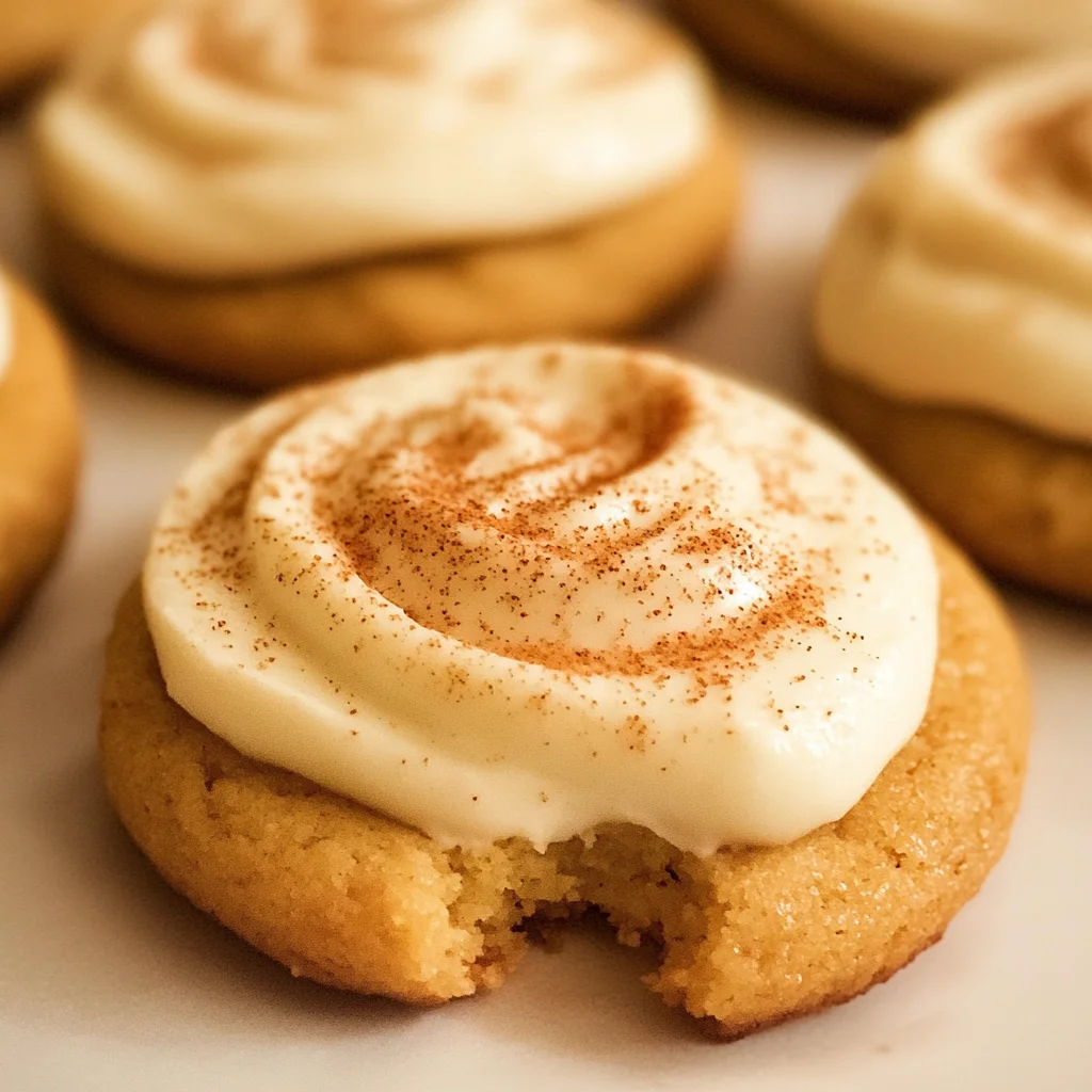 Pumpkin Spice Sugar Cookies with Cream Cheese Frosting