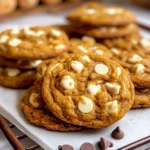 Pumpkin White Chocolate Chip Cookies