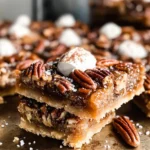 Salted Maple Pecan Pie Bars