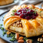 Savory Baked Brie in Puff Pastry
