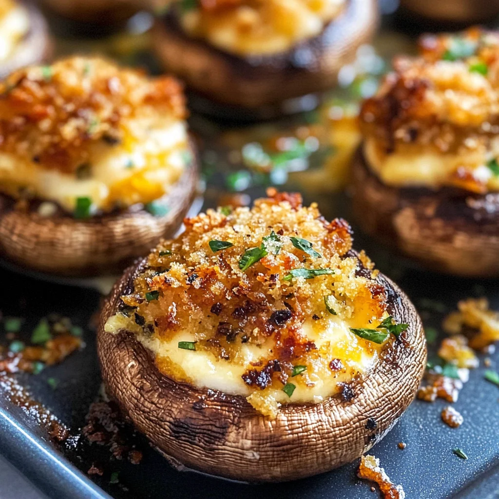 Super Simple Stuffed Mushrooms Recipe