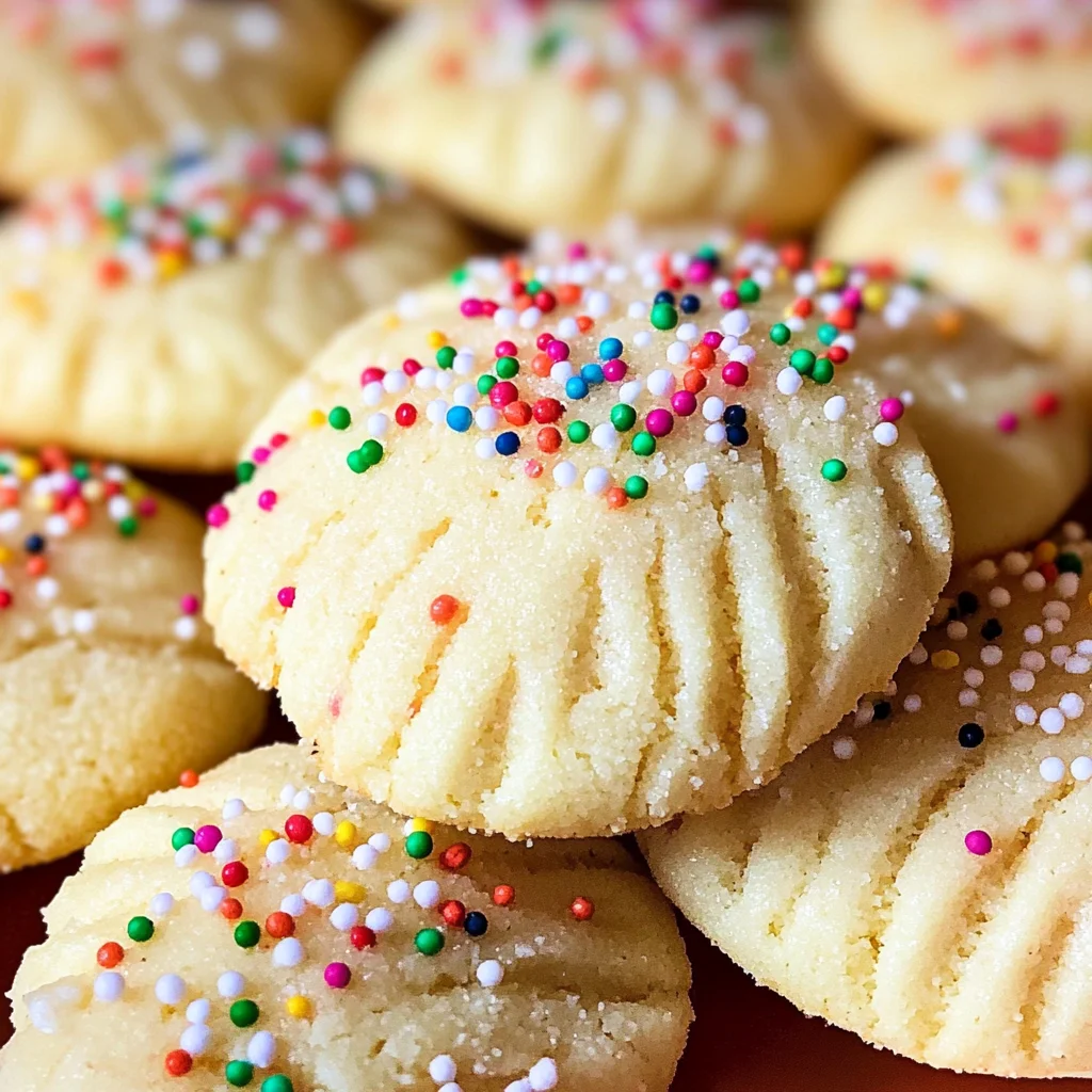 Whipped Shortbread Cookies
