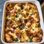 Bacon Cheddar Breakfast Strata