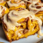 Brown Butter Pumpkin Cinnamon Rolls