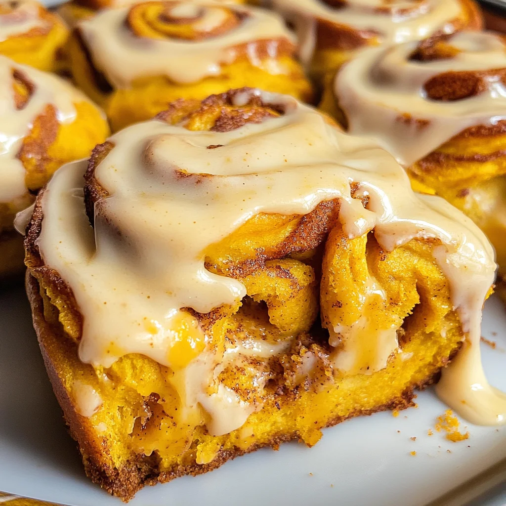 Brown Butter Pumpkin Cinnamon Rolls