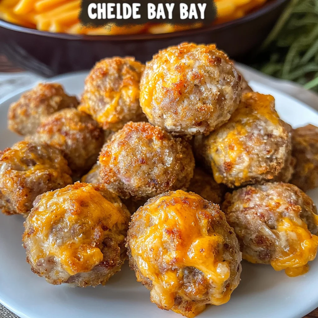 Cheddar Bay Sausage Balls