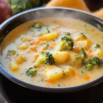 Cheddar Broccoli Potato Soup