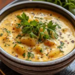 Cheddar Garlic Herb Potato Soup in 30 Minutes for the Ultimate Cozy Dinner