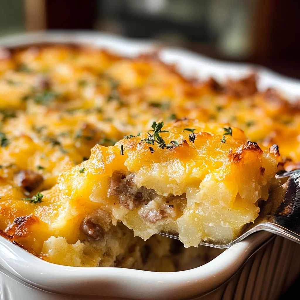Cheesy Potato Breakfast Casserole