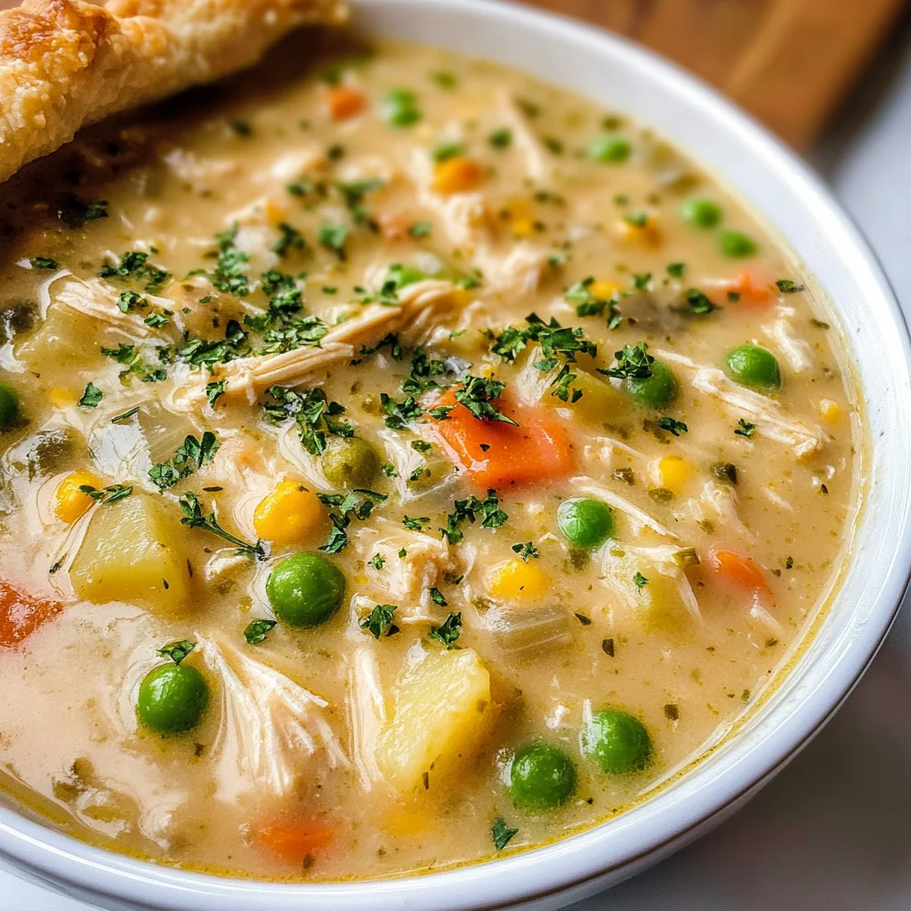Chicken Pot Pie Soup Recipe