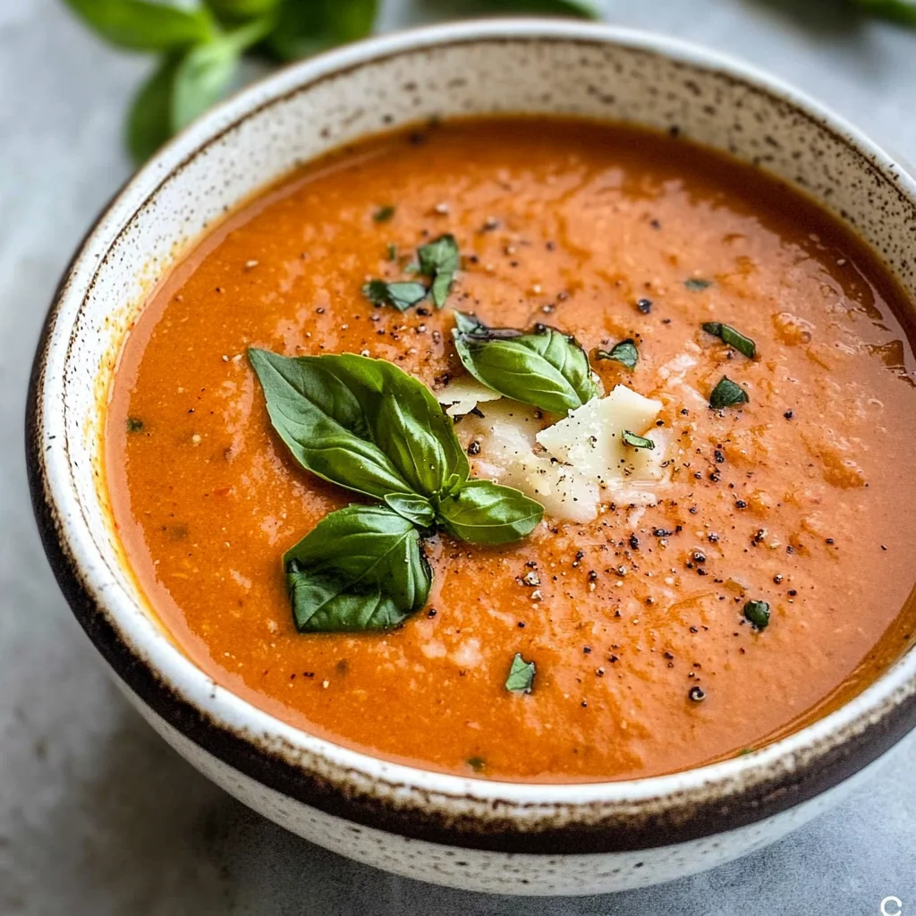 Creamy Tomato Basil Soup
