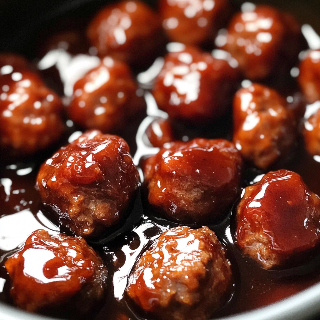 Crockpot Bbq Meatballs