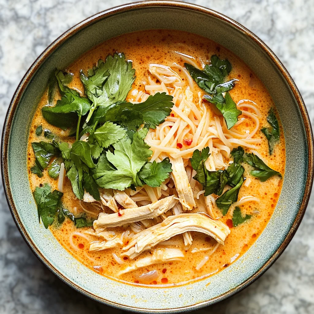 Easy Thai Chicken Curry Soup