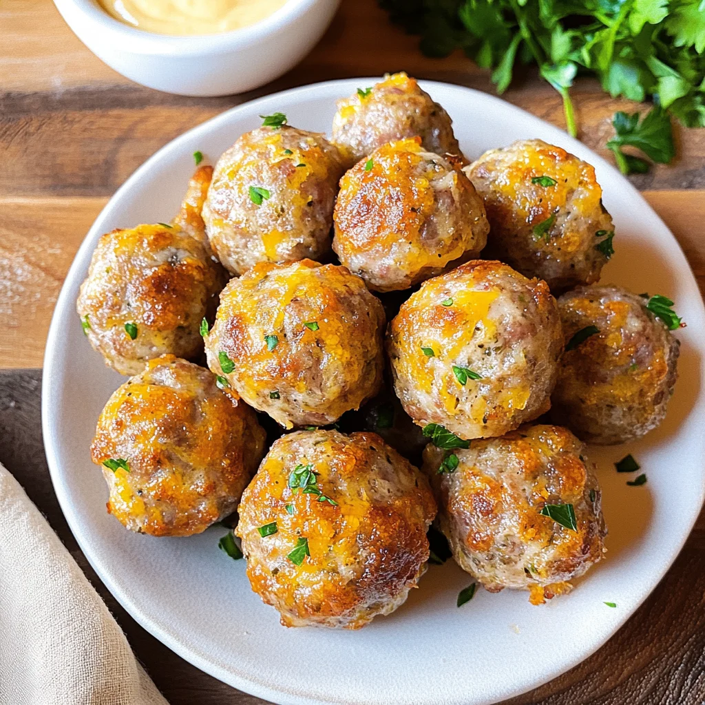 Keto Sausage Balls | The Best Keto Sausage Recipe