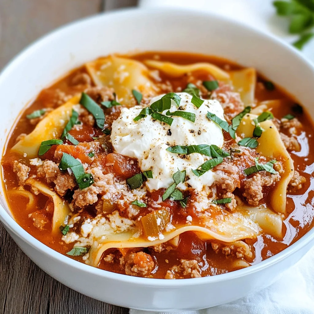 Lasagna Soup Recipe
