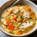 Lemon Chicken Orzo Soup