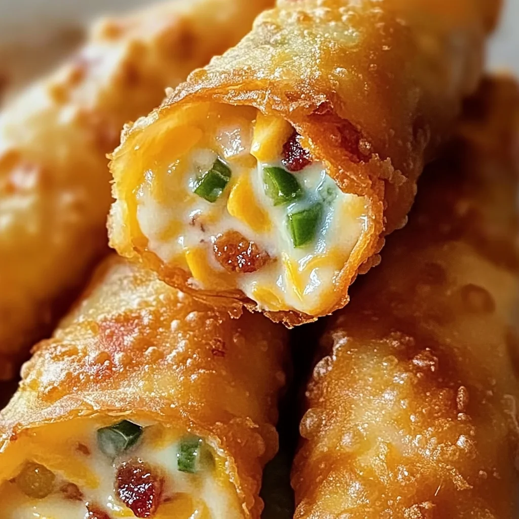 Mini Jalapeño Popper Egg Rolls