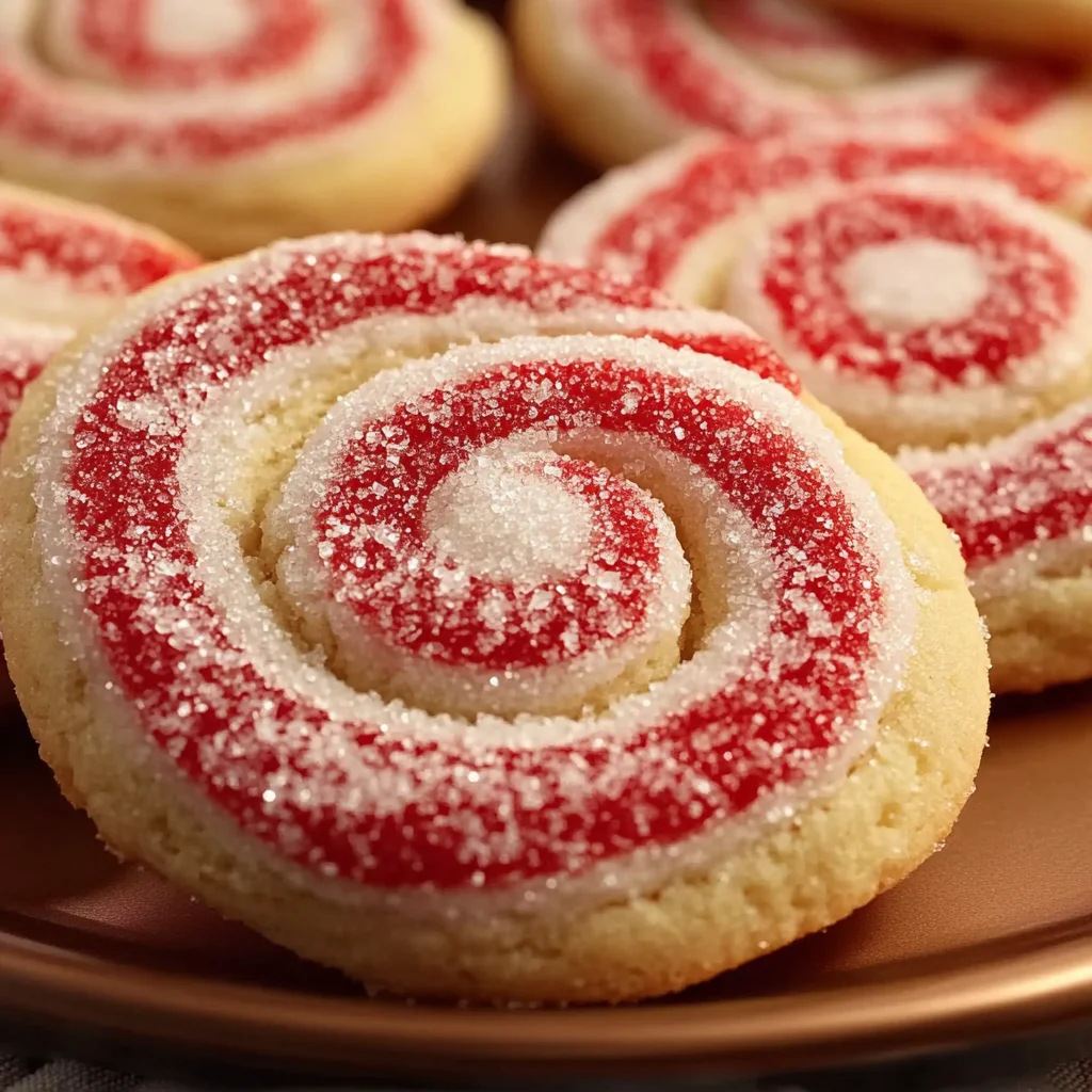 Peppermint Swirl Cookies