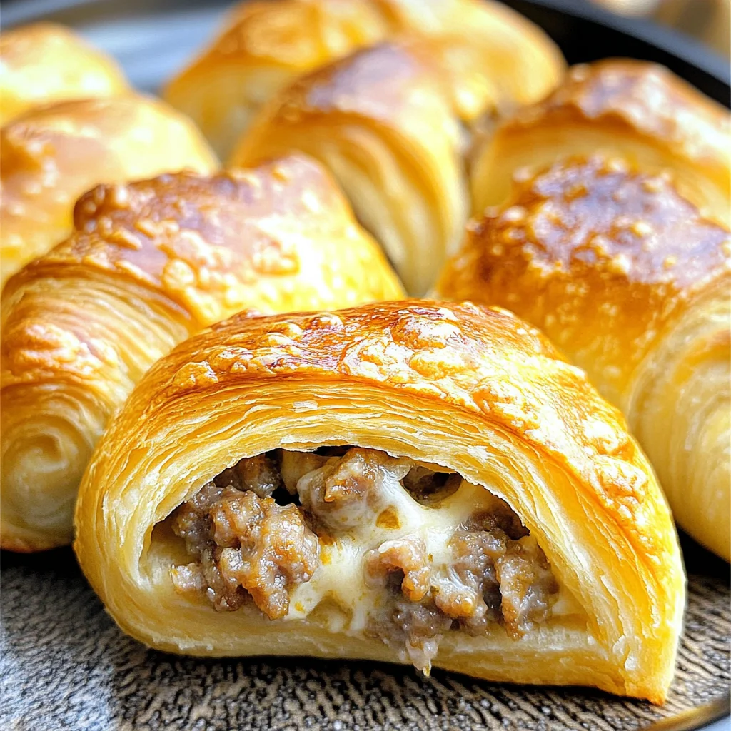 Sausage Cream Cheese Crescents